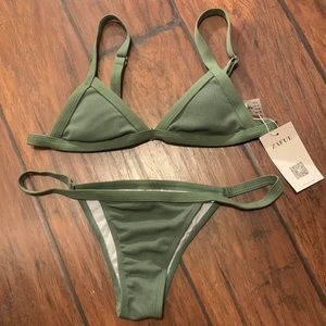 Zaful Green Swimsuit